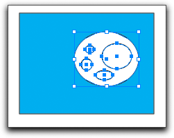 Illustrator CS5: shift-select five circle