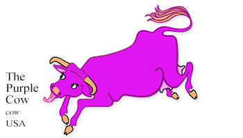 Purple Cow -cow- USA