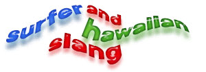Surfer and Hawaiian Slang