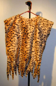 Fake Fur Cheetah Poncho